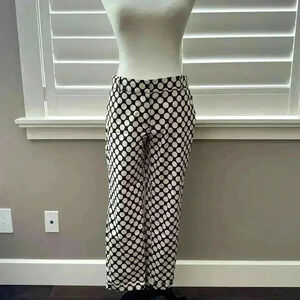 J. Crew Polka Dot Straight Leg  Pant